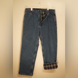 Men’s Carhartt Flannel Lined Jeans